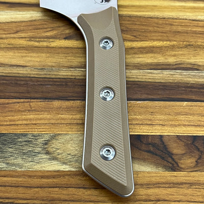 Microtech Culinary 6" Santoku w/ Coyote Tan G10 Handle