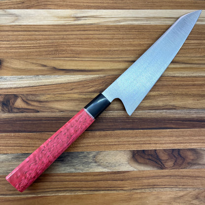 Alfredo Faccipieri ONE 190mm (7.5") Gyuto w/ MagnaCut & Stabilized Red Karelian Birchwood Handle