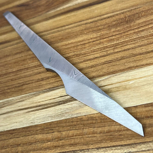 3rd Hill Customs 57mm (2.25") Damasteel Kiridashi