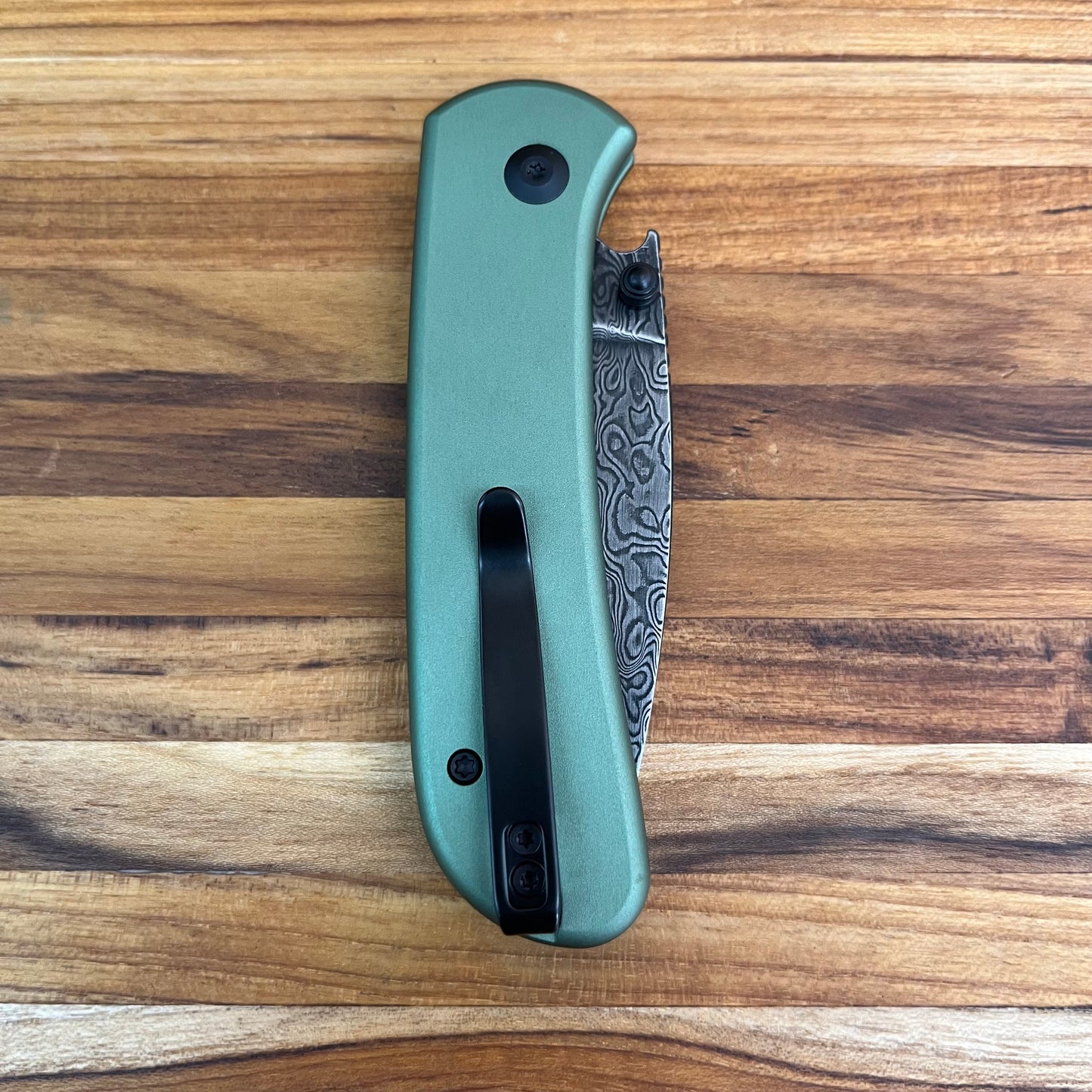 Civivi Qubit 3" Auto Stud Knife w/ Green Handle