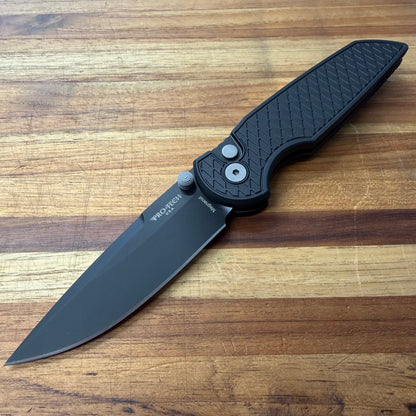 Pro-Tech TR-3 Integrity 3.5" Folding Knife w/ Black Relic Aluminum Handle