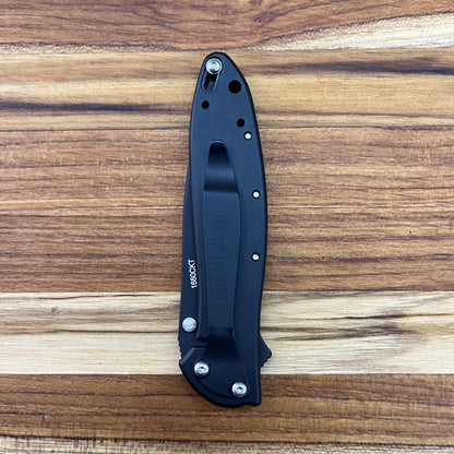 Kershaw Leek 3" Flipping Knife w/ Black Blade & Aluminum Handle