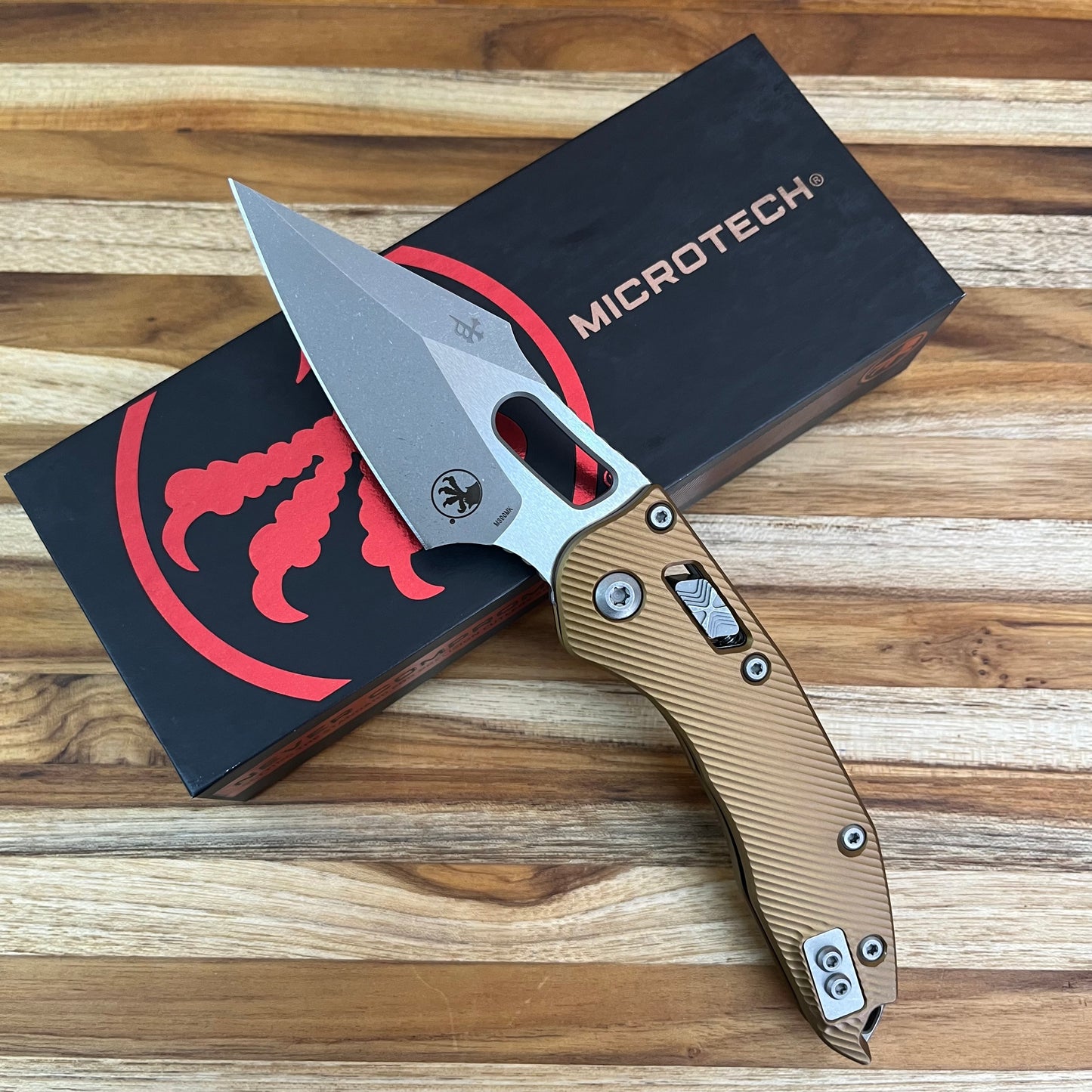 Microtech Stitch 3.5" Folding Knife w/ RAM-LOK