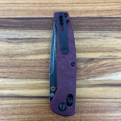 Hogue Mysto 3.4" Folding Knife w/ Redstone Richlite Handle