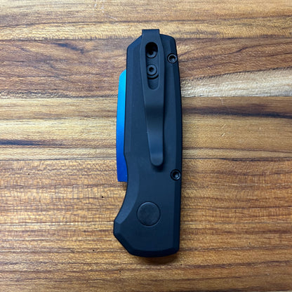 Pro-Tech Runt 5 2" w/ Sapphire Blade & Black Aluminum Handle