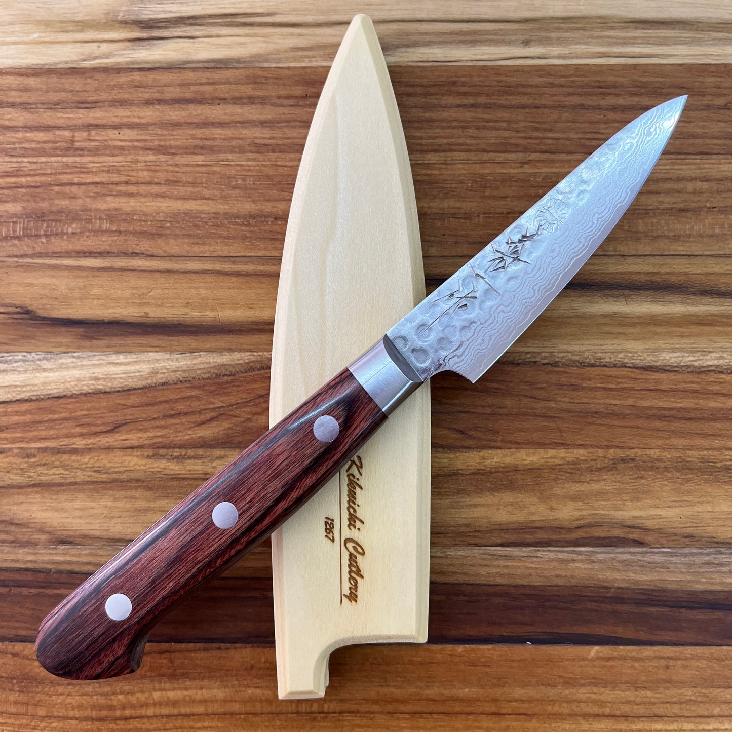Kikuichi Magnetic Saya 120mm (4.75") Paring w/ Poplar Wood
