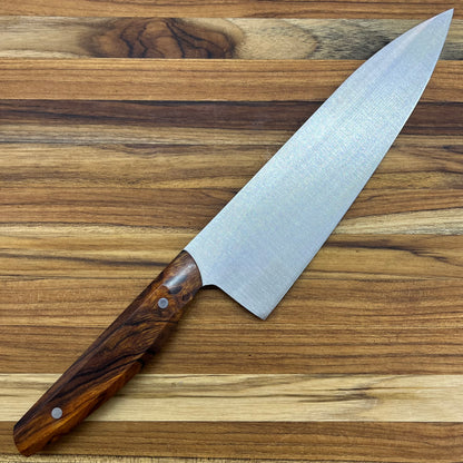 Patterson Forge Semi-Custom 200mm (8") Chef's Knife w/ Desert Iron Wood Handle