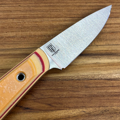 Patterson Forge 70mm (2.75") Fixed Blade w/ Paper G-Carta Handle
