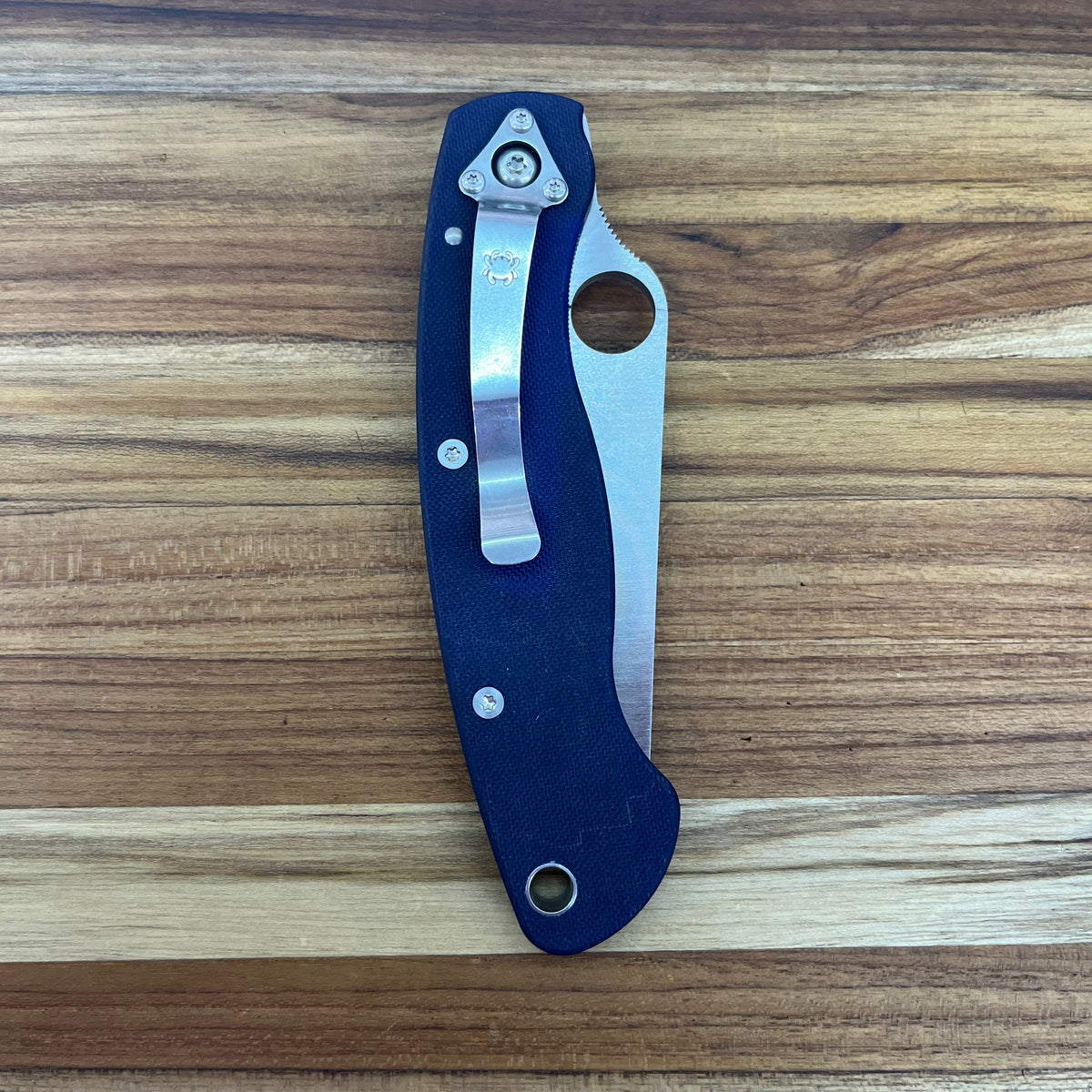 Spyderco Military S110V Blue G10 Folder