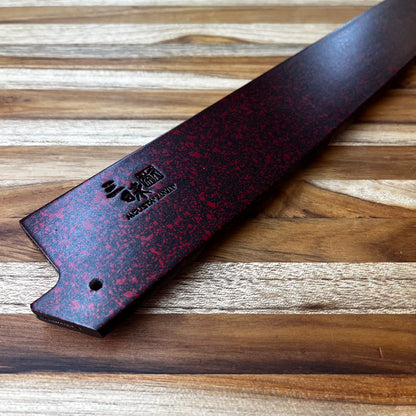 Mcusta Zanmai Red Lacquer 300mm (11.75") Sujihiki Saya w/ Pin
