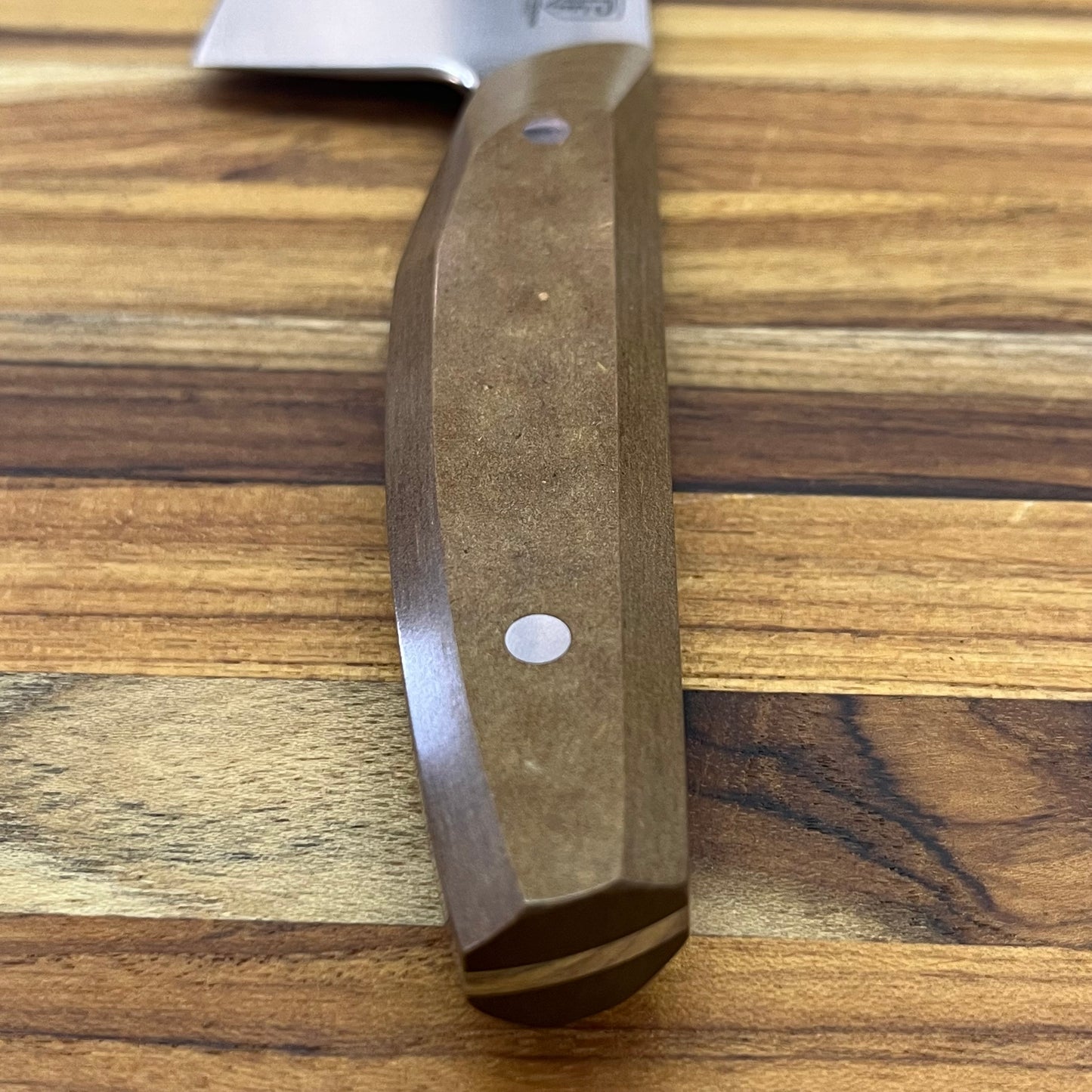 Patterson Forge Production 200mm (8") Chef's Knife w/ Sandbar Richlite Handle