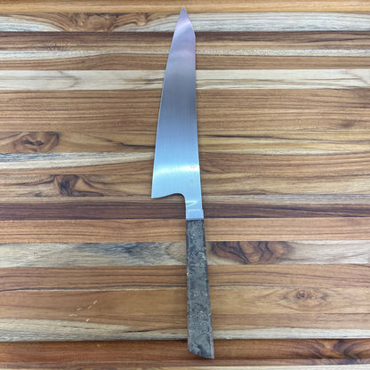 Alfredo Faccipieri 235mm (9.25") Gyuto w/ MagnaMax & Stabilized Grey Maple Handle