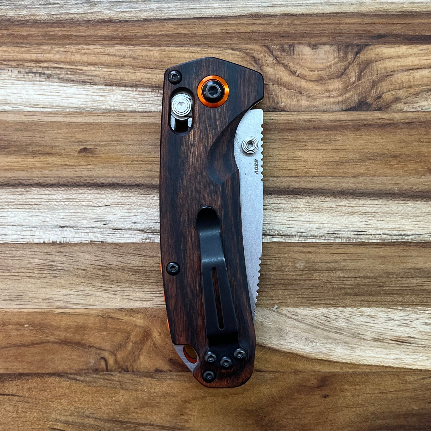 Benchmade North Fork 3" Folding Knife w/ Maple Handle