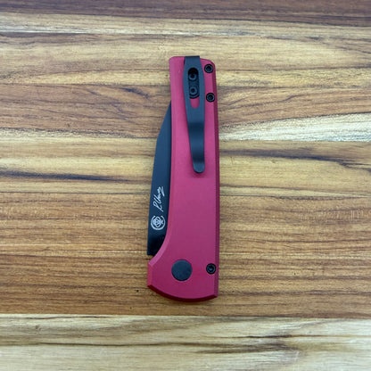 Pro-Tech Chavez Scapegoat Compact 3" Auto w/ Red Aluminum Handle