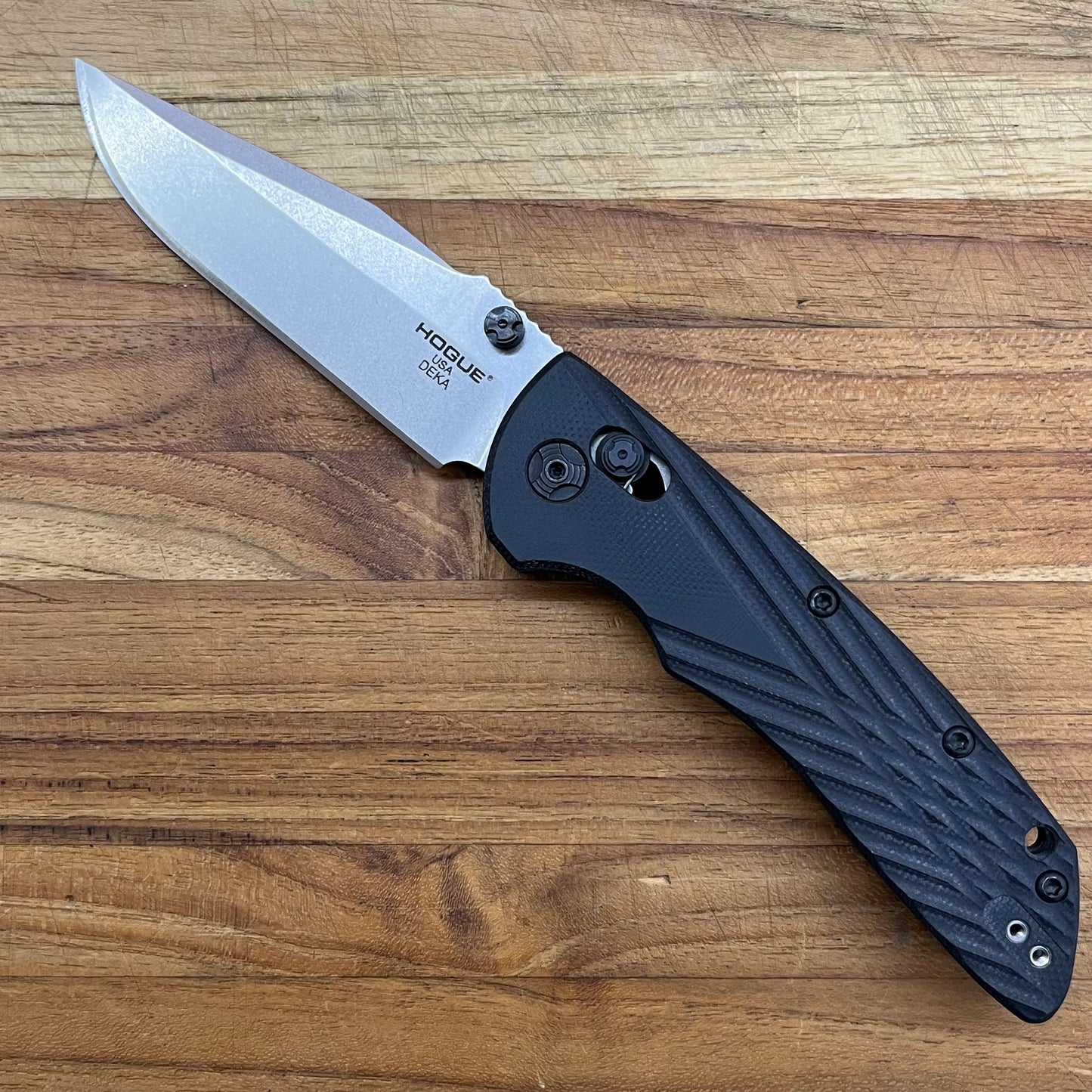 Hogue 24279 Black 20CV Clip Point Deka