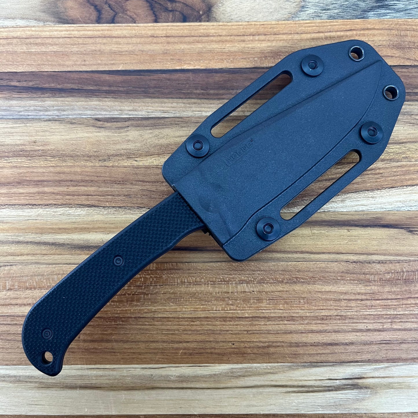 Hogue Extrak XL 3.75" Fixed Blade w/ Black G10 Handle & Black Nylon Sheath