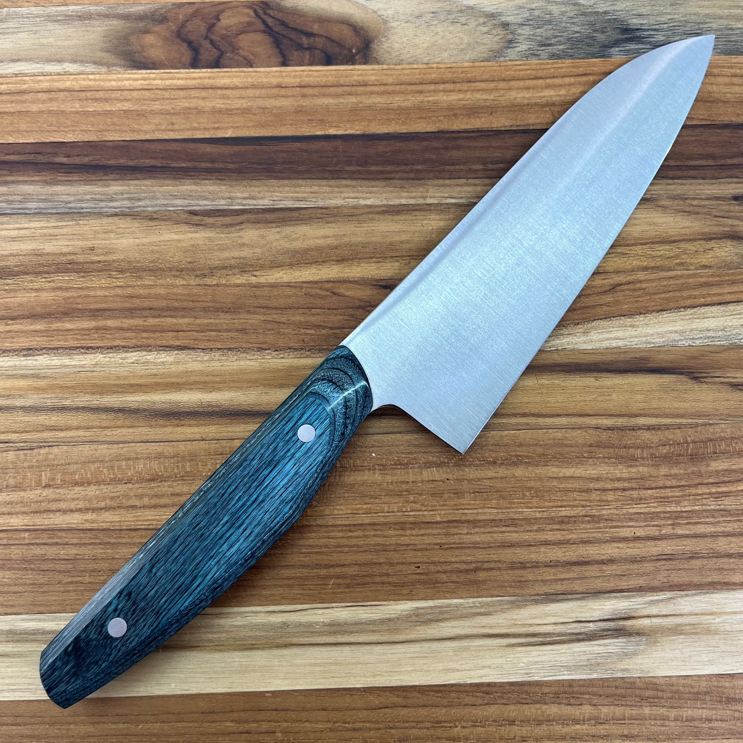 Patterson Forge Semi-Custom 165mm (6.5") Santoku w/ Indigo DymaLux Handle