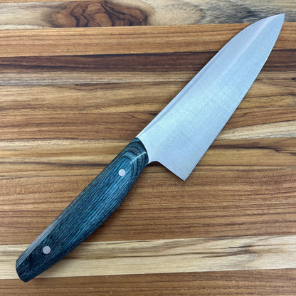 Patterson Forge Semi-Custom 165mm (6.5") Santoku w/ Indigo DymaLux Handle