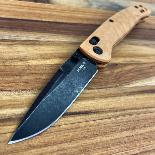Hogue Mysto 3.4" Folding Knife w/ Maple Valley Richlite Handle
