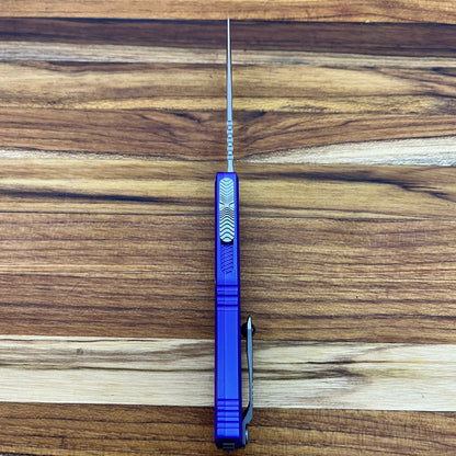 Microtech Hera II Mini S/E 3" OTF w/ Purple Aluminum Handle