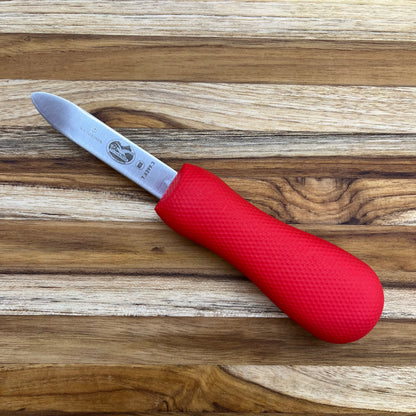 Victorinox 2.75" Oyster Knife New Haven Style w/ Red SuperGrip