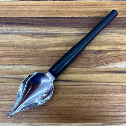 Mercer Tool 8" Large Precision Spoon w/ Spout & Textured Nylon Handle