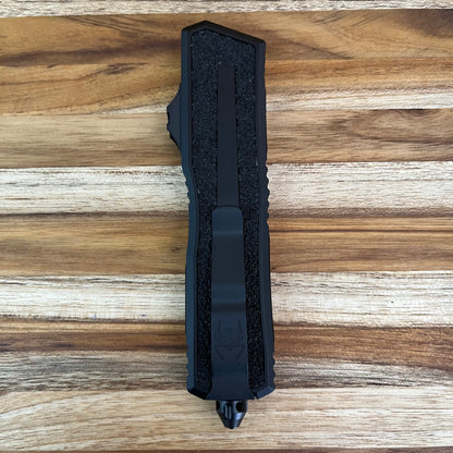 Microtech Gen III Scarab II D/E 4" OTF w/ Black Aluminum Handle