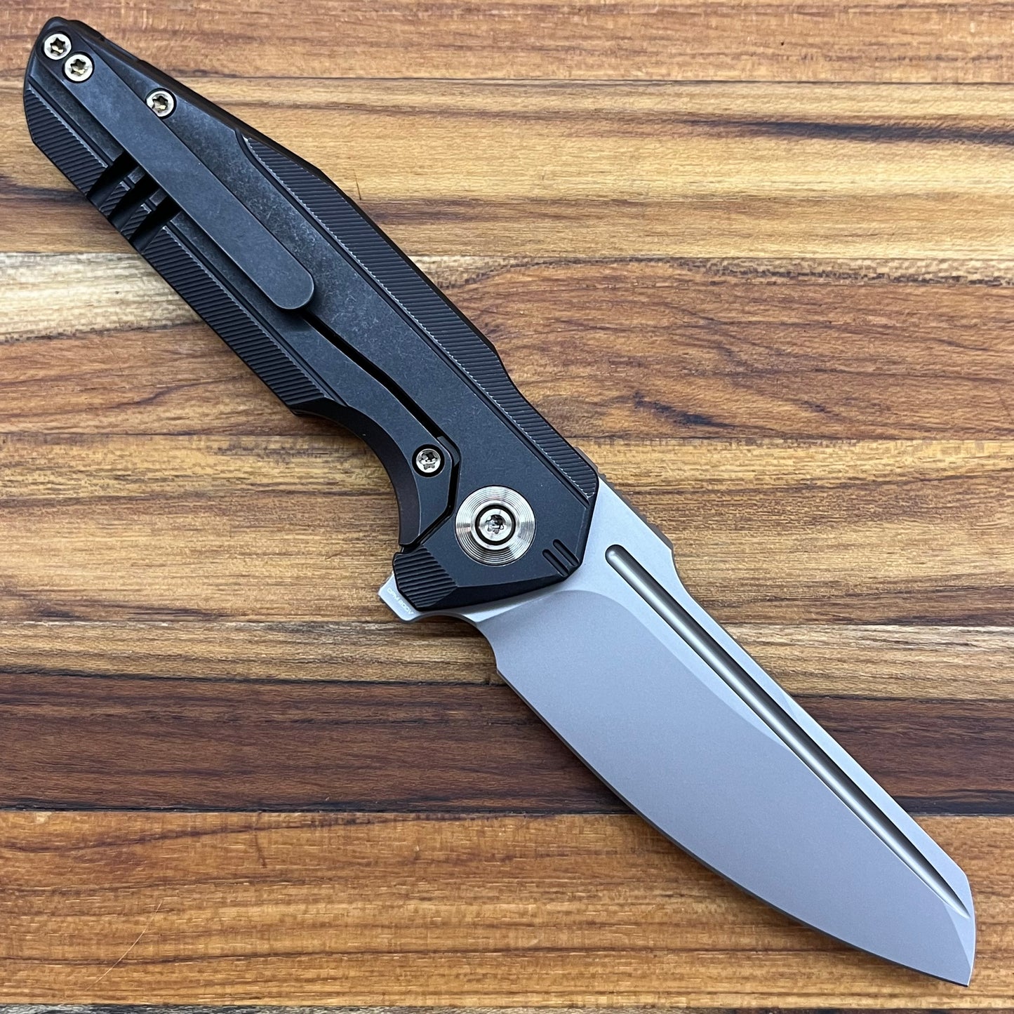 We Knife StarHawk 2.81" Flipping Knife w/ Black Titanium Handle