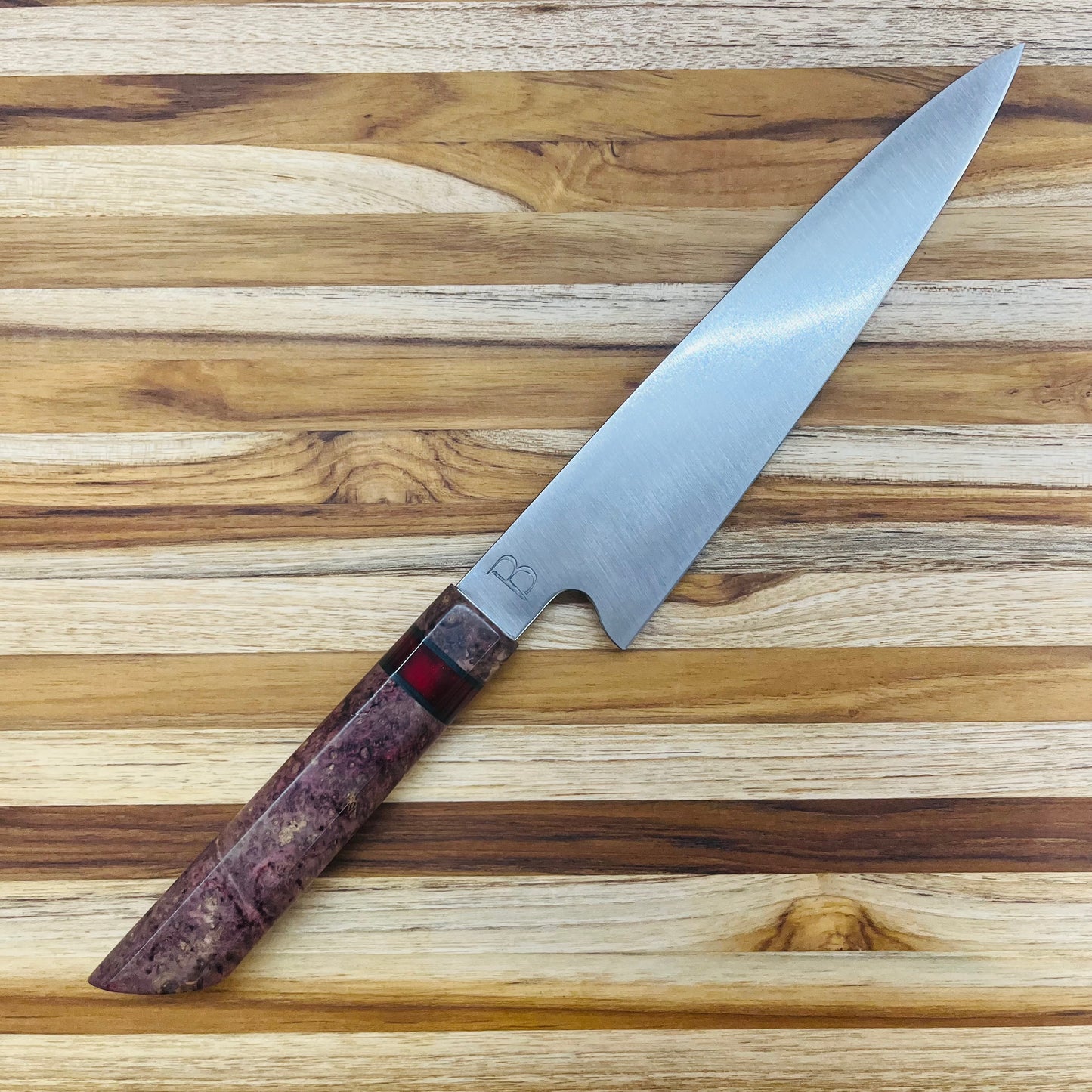 Baldwin Blades 8.25" Gyuto in 26C3 and Red Black Ash