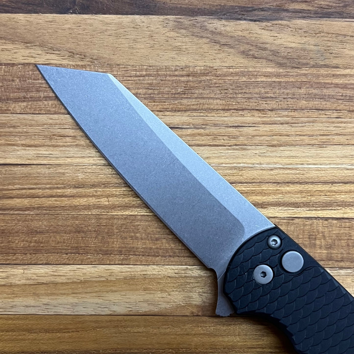 Pro-Tech Malibu 3.25" Flipper w/ Black Dragon Scale Handle