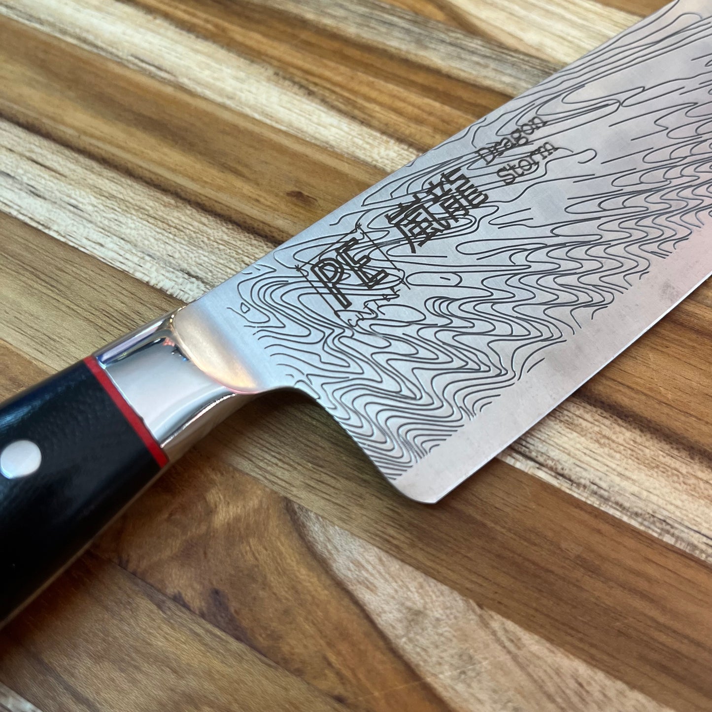 Dragon Storm 7" Santoku