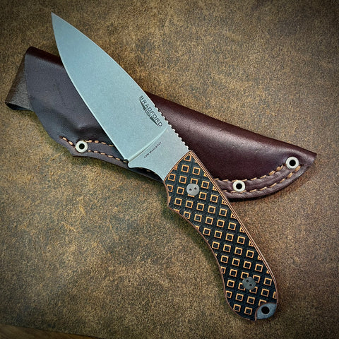 Bradford Knives Guardian 4.2 Magnacut Textured Tiger Stripe Fixed Blade