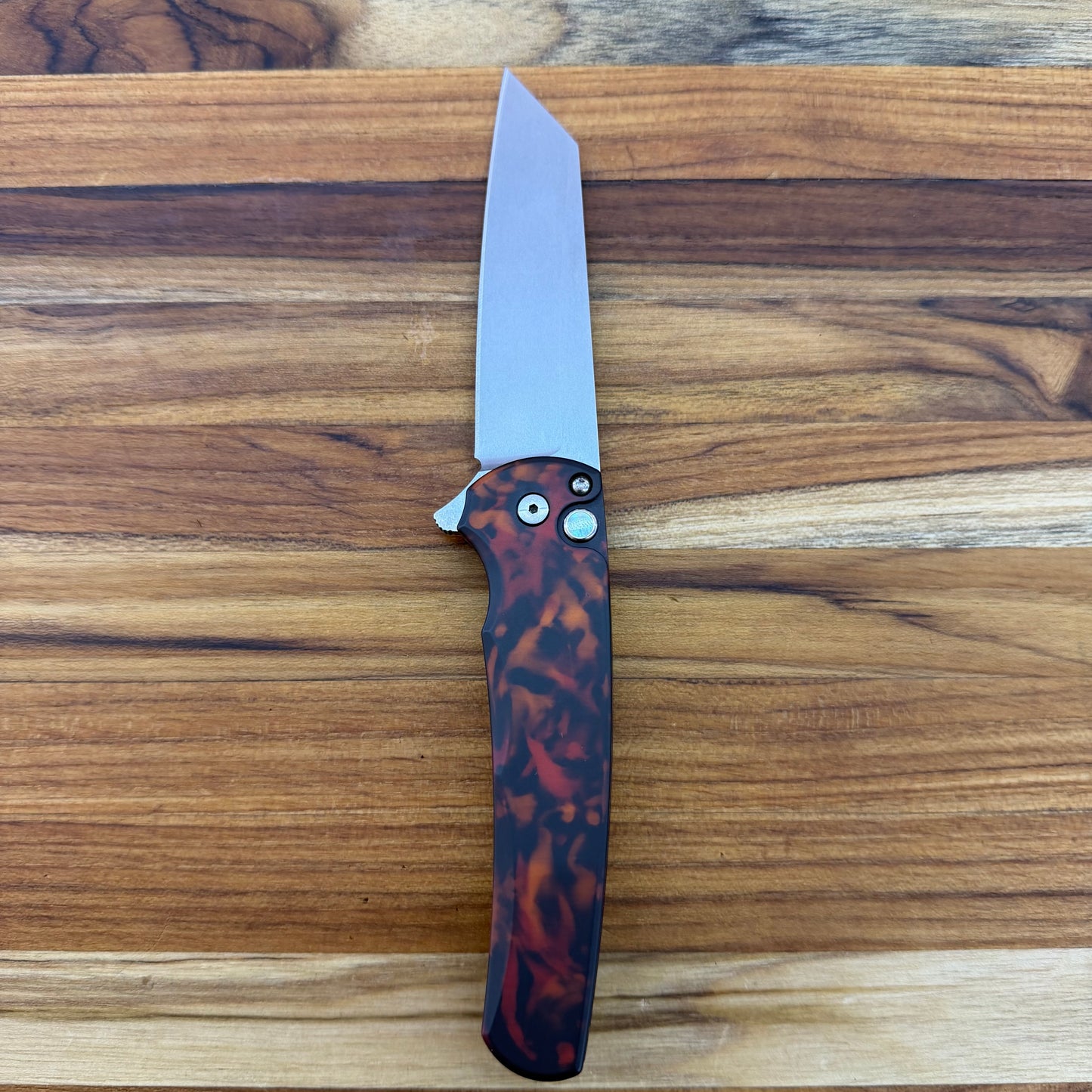 Pro-Tech Malibu 3.25" Flipping Knife w/ Del Fuego Aluminum Handle
