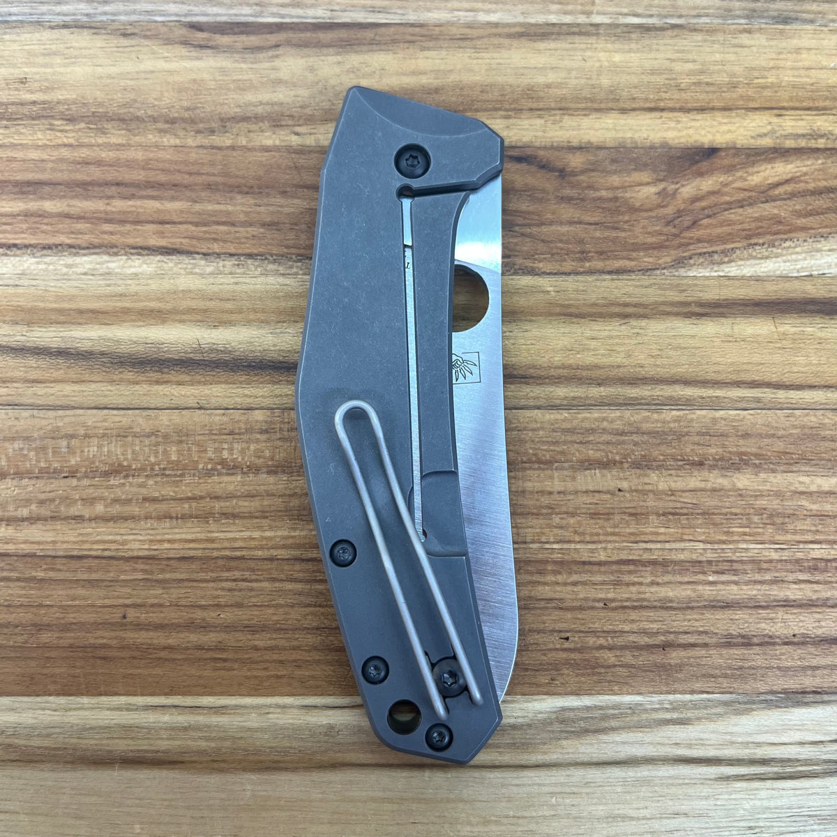 Spyderco SpydieChef Grey Titanium Folder