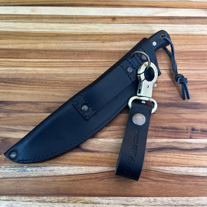 Le Morta Trapper 3.5" Fixed Blade w/ Leather Case