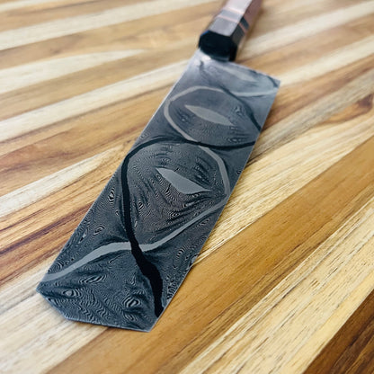 Running Man Forge 6.5" Custom Damascus Nakiri