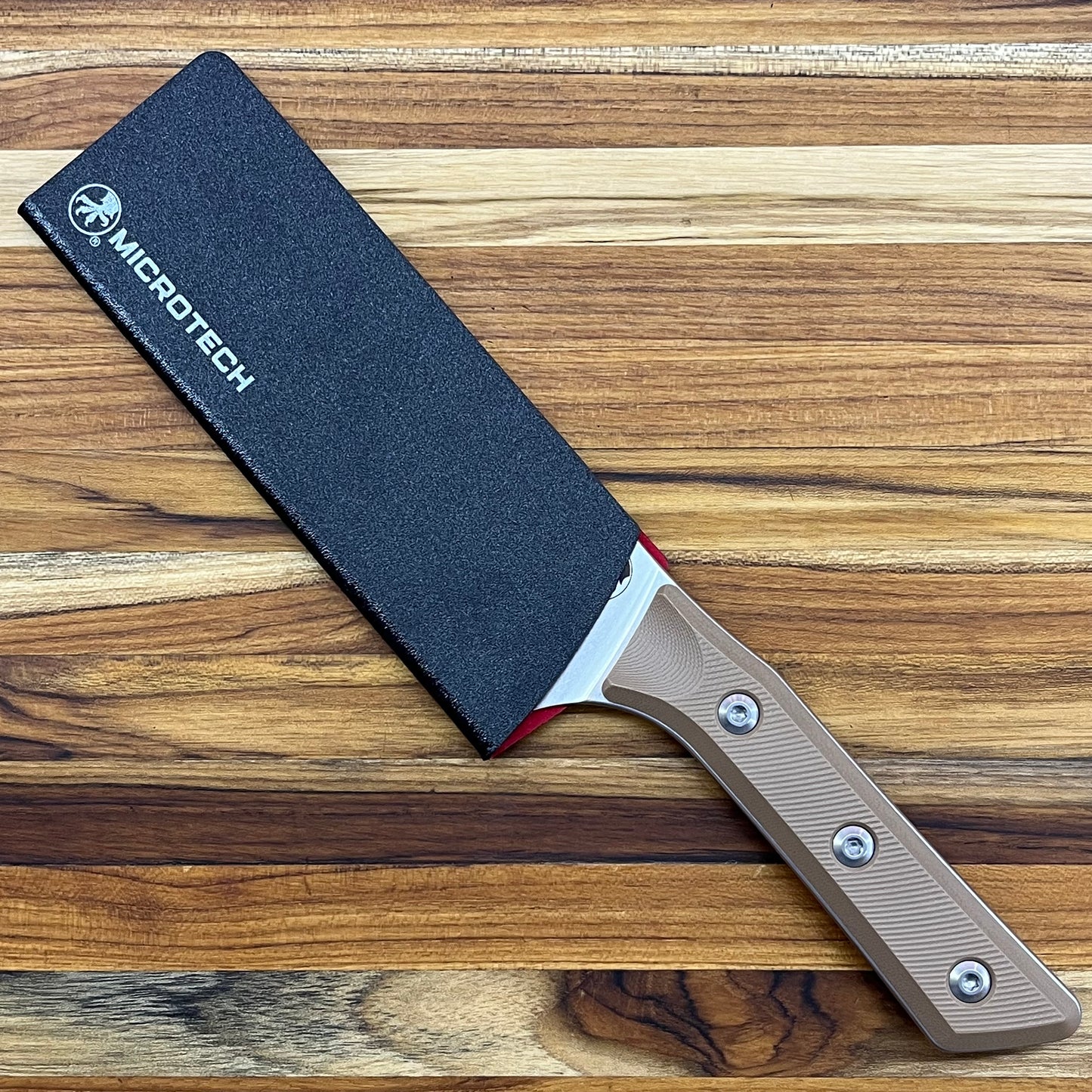 Microtech Culinary 6" Santoku w/ Coyote Tan G10 Handle