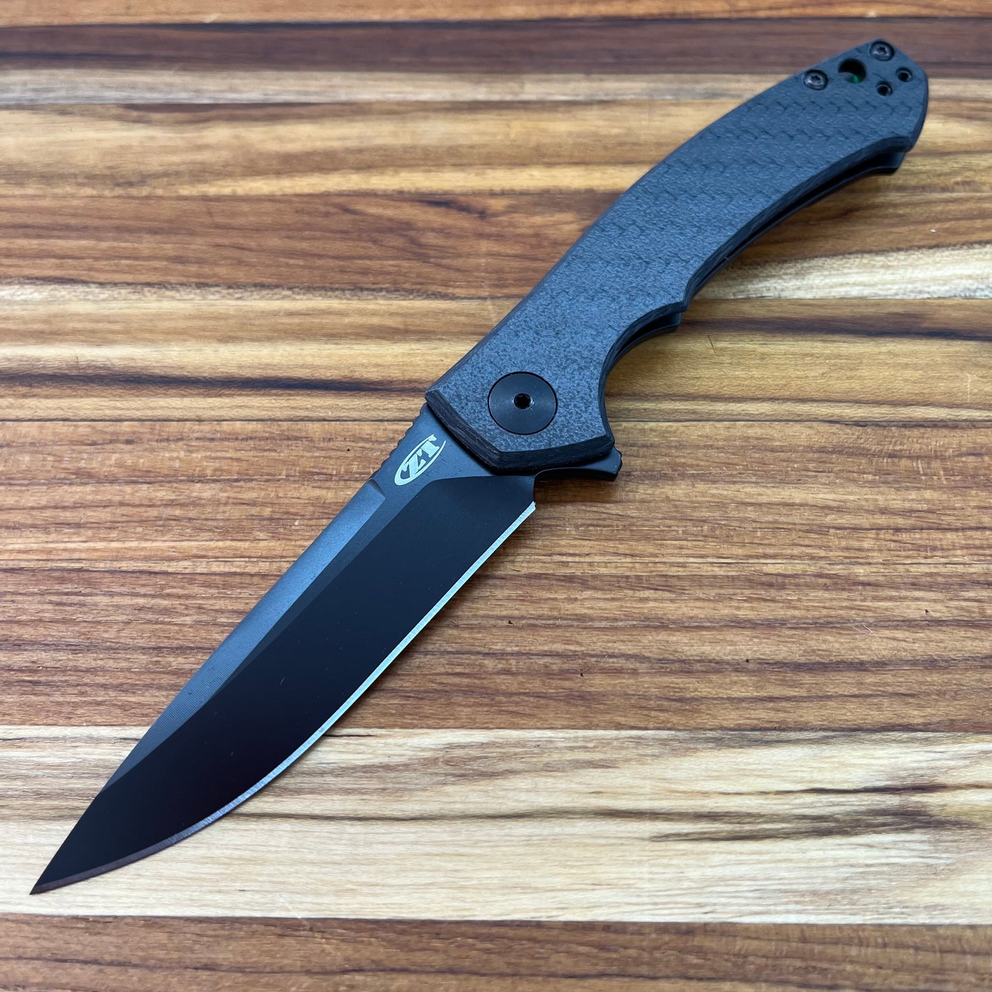 Zero Tolerance Sinkevich 3.25" Flipping Knife w/ Carbon Fiber Front & Titanium Back Handle
