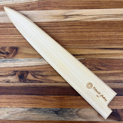 Kikuichi Magnetic Saya 240mm (9.5") Sujihiki w/ Poplar Wood