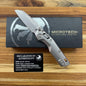 Microtech Marfione Select MSI Mini Ram-Lok 3" Folding Knife w/ Stonewashed Titanium & Purple Accented Handle