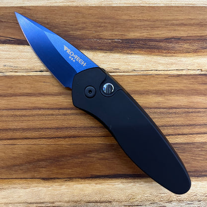 Pro-Tech Sprint 2" Auto w/ Sapphire Blade and Black Handle