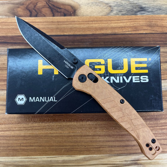 Hogue Mysto 3.4" Folding Knife w/ Maple Valley Richlite Handle