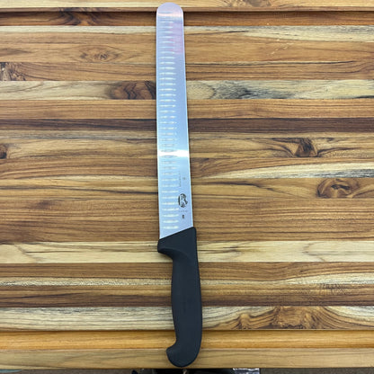 Victorinox Fibrox Pro 12” Extra-Tall Roast Beef Slicing Knife w/ Hollow-Ground