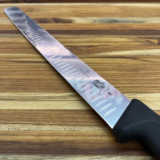 Victorinox Fibrox Pro 14” Extra-Tall Roast Beef Slicing Knife w/ Hollow-Ground