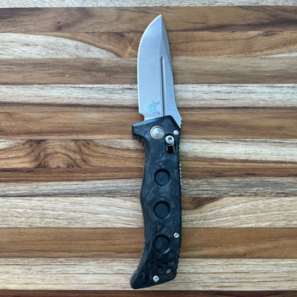 Benchmade Mini Adamas 3.25" Auto w/ Carbon Fiber Handle