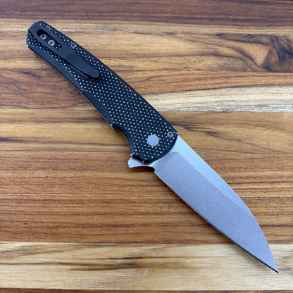 Pro-Tech Malibu 3.25" Flipping Knife w/ Black Textured Battleworn Handle