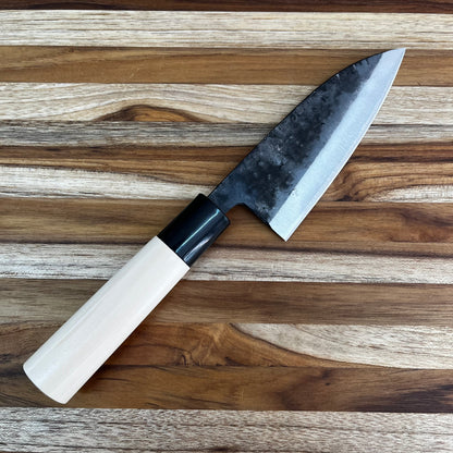 Tosa Kusakichi 120mm Kurouchi Double Beveled Deba