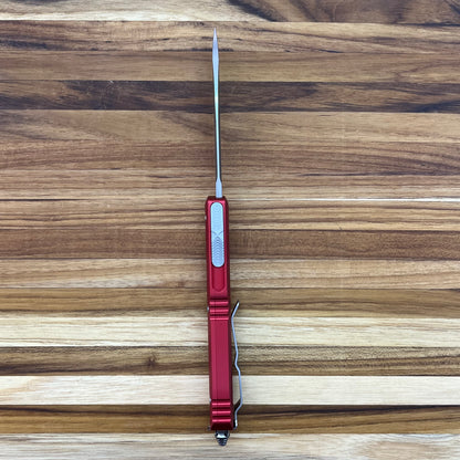 Microtech Ultratech S/E 3.25" OTF w/ Red Aluminum Handle