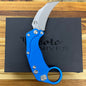 Reate EXO-K 3" Stonewash Blue Gravity Karambit w/ Trainer Knife