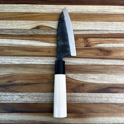 Tosa Kusakichi 120mm Kurouchi Double Beveled Deba